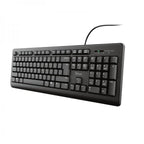 Teclado Trust Tk-150 Tamao Compacto Tecleado Silenciado Resistente A Los Vertidos Cable 1.8m 23982