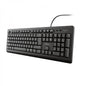 Teclado Trust Tk-150 Tamao Compacto Tecleado Silenciado Resistente A Los Vertidos Cable 1.8m 23982
