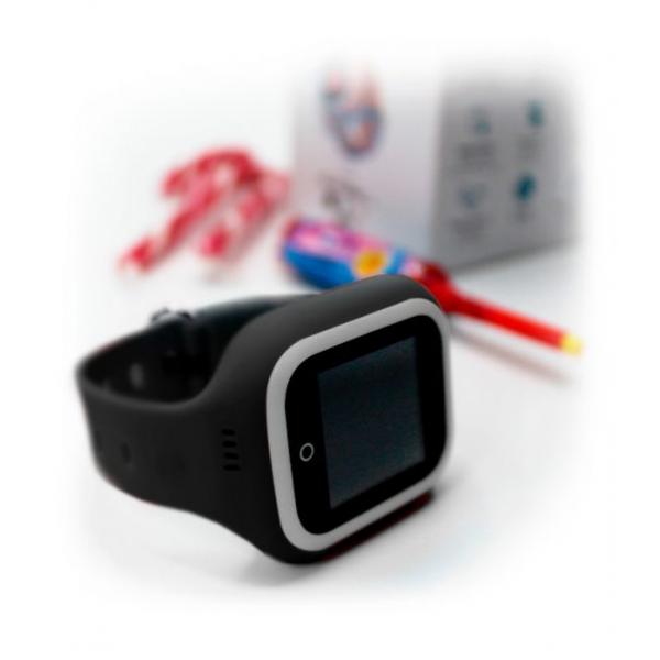 SaveFamily Iconic Plus 4G Negro 1,4 pulgadas TFT GPS IP67 Smartwatch para nios