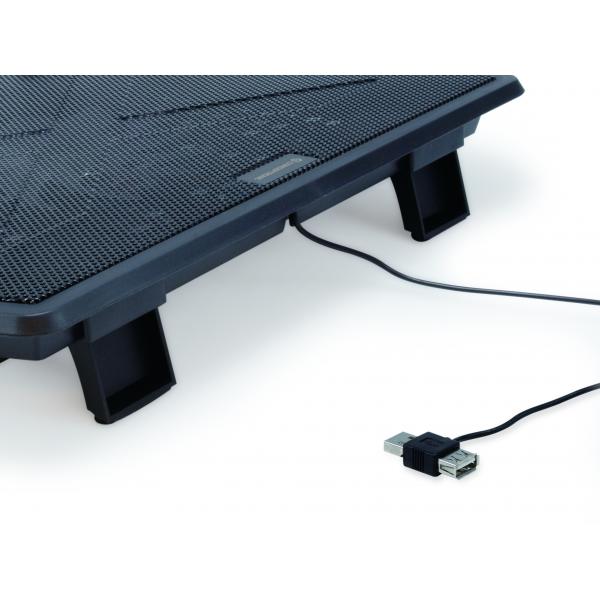Soporte - Base De Refrigeracion Conceptronic Thana05b Para Portatiles Hasta 15.6 Pulgadas Ventilador 125mm