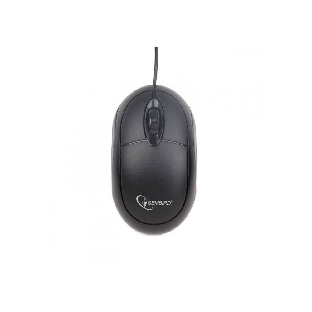 Raton Gembird Mus-U-01 Usb ptico 1000Dpi Ambidextro Negro R