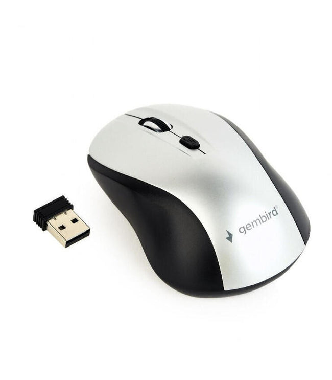 Raton Gembird Inalambrico Blanco/Negro Hover Image