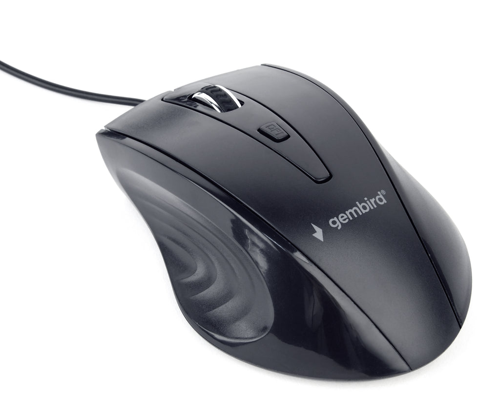 Raton Optico Gembird Con Cable, Negro