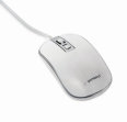 Raton Gembird Wired Optical Mouse Usb White Silver Hover Image