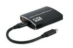 Adaptador Usb-C A Doble Hdmi 4K 60Hz Negro Hover Image