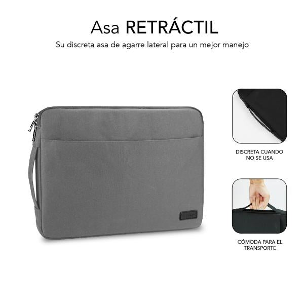 Funda para Portátil SUBBLIM Business Sleeve SUB-LS-0PS0002 - 13,3"/14"  Gris