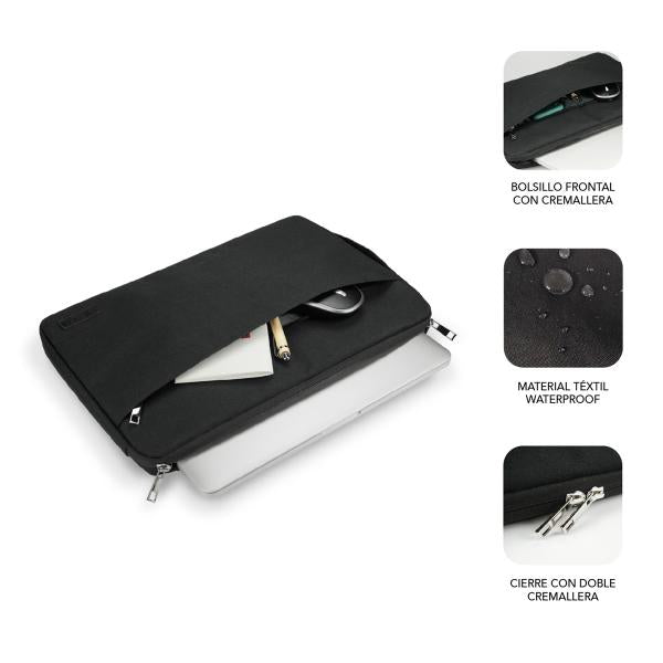 Funda para Portátil SUBBLIM Urban Laptop Sleeve SUB-LS-0PS0101 - 15.6"  Negra