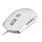 Mouse Mars Gaming Rgb Mmg White 3200dpi 6 Botones Iluminacion Flow Switches Huano