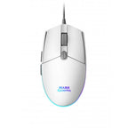 Mouse Mars Gaming Rgb Mmg White 3200dpi 6 Botones Iluminacion Flow Switches Huano