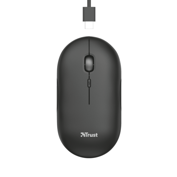 Ratón Inalámbrico Por Bluetooth Trust Puck/ Batería Recargab