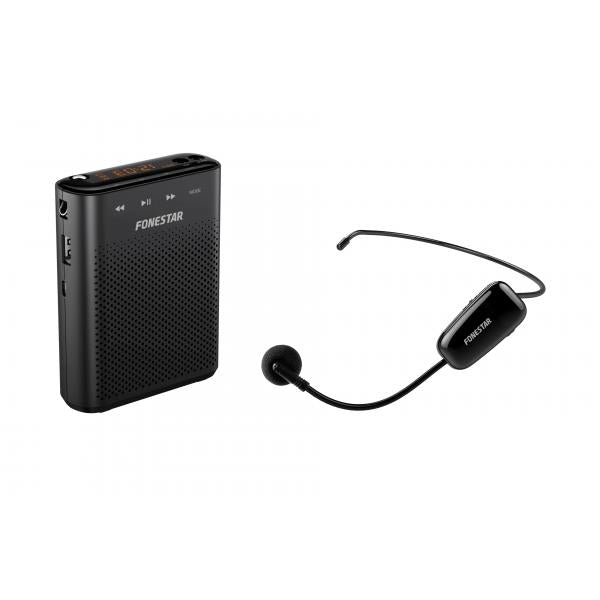Fonestar Alta-voz-w30 Black / Amplificador Portátil Para Cintura Con Micrófono Inalámbrico Main Image