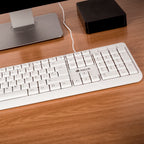 Teclado Ngs Multimedia Spike Usb 12 Teclas Multimedia Color Blanco