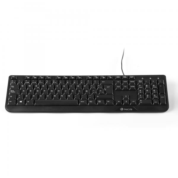 NGS Cocoa Kit Teclado + Ratón USB Negro