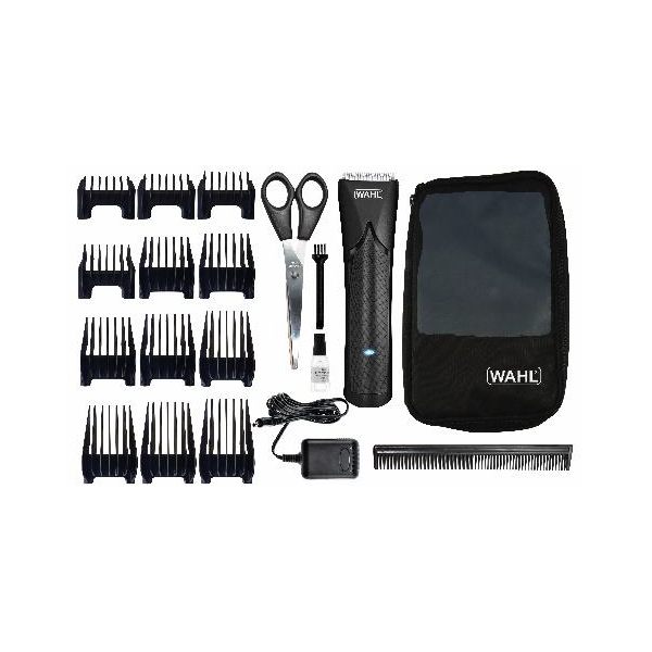 Wahl Trendcut Black / Recortadora De Cabello Con 17 Accesorios