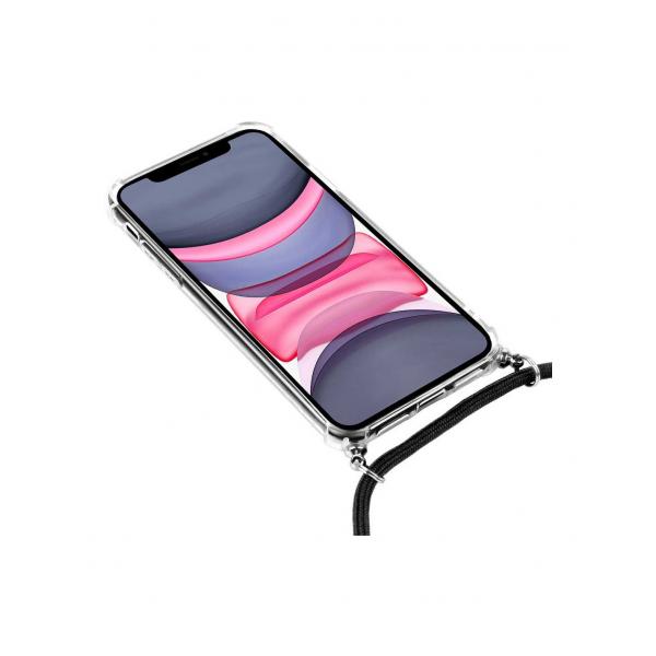Akashi Trasera Silicona Cuerda Transparente / Apple Iphone 11