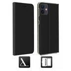 Akashi Funda Folio Con Stand Negro / Apple Iphone 12 Pro