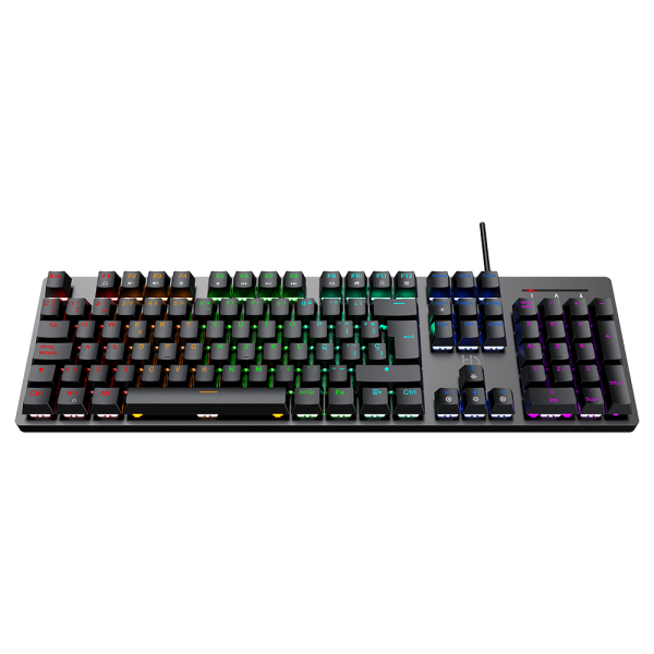 Teclado Gaming Hiditec GK400 RGB USB Negro