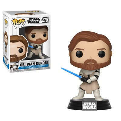 Figura Pop Star Wars Clone Wars Obi Wan Kenobi