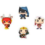 Pack 4 POCKET POP DC Comics rbol de Navidad - 889698655422