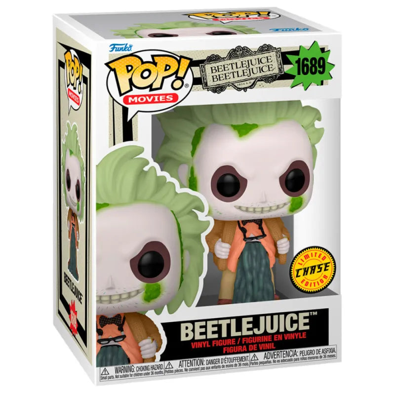 FUNKO POP Beetlejuice 1689 - Beetlejuice Opción Chase Aleatoria - 889698826532