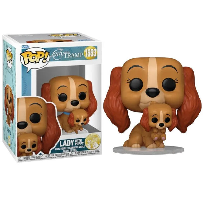 FUNKO POP Lady con Puppy 1553 - La Dama y el Vagabundo - 889698835688 Hover Image
