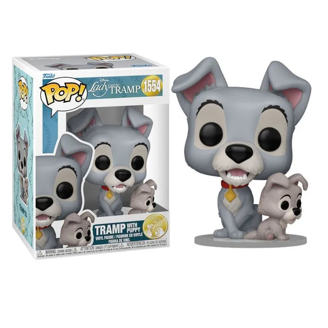FUNKO POP Tramp con Puppy 1554 - La Dama y el Vagabundo - 889698835695 Hover Image
