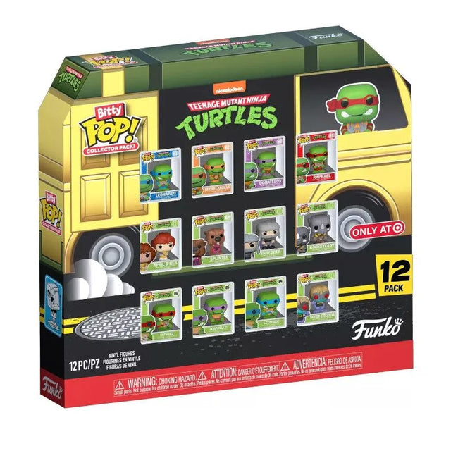 BITTY POP Las Tortugas Ninja Adolescentes Mutantes - 12 Figuras - 889698859233 Hover Image