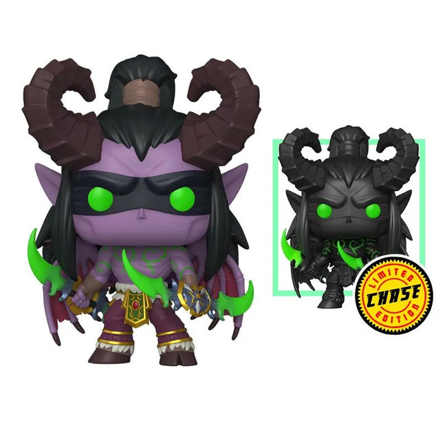 FUNKO POP Illidan 1101 - World of Warcraft Opción Chase Aleatoria - 889698861083 Hover Image