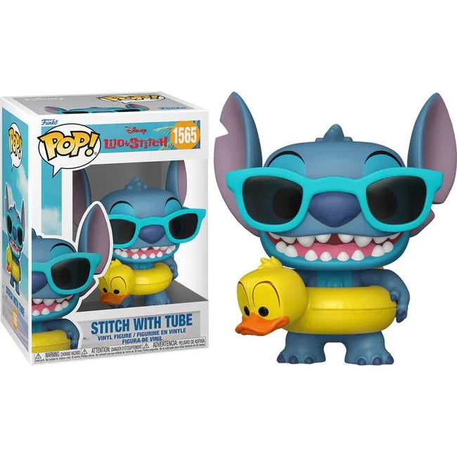FUNKO POP Stitch con Flotador 1565 - Lilo y Stitch - 889698862776 Hover Image