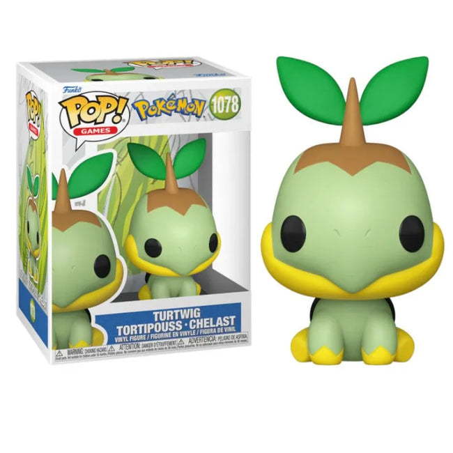 FUNKO POP Turtwig 1078 - Pokémon - 889698863643 Hover Image