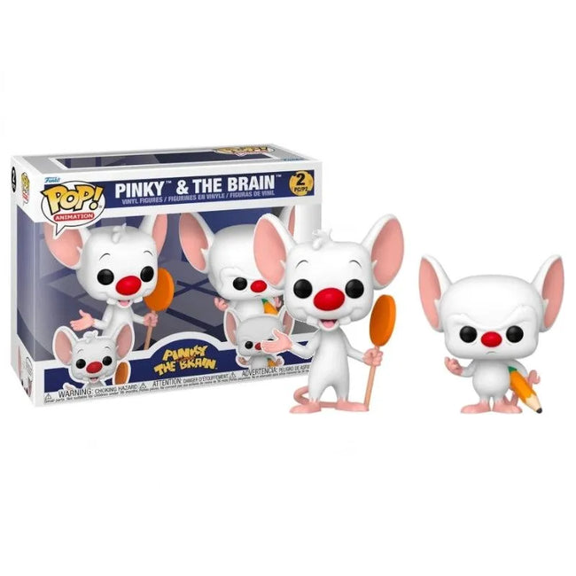 Pack 2 FUNKO POP Pinky y Cerebro - Cartoon Network - 889698866941 Hover Image