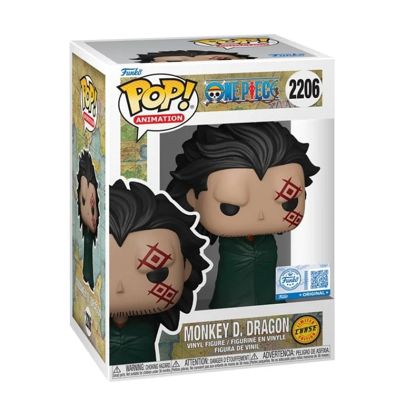 FUNKO POP Monkey D. Dragon 2206 - One Piece Opción Chase Aleatoria - 889698885744