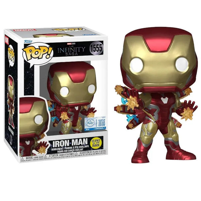 FUNKO POP Iron Man 1555 - Infinity Saga Brillante en la Oscuridad - 889698886642 Hover Image