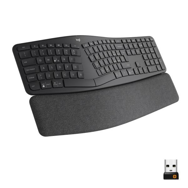 Teclado Logitech Bluetooth Ergo K860 Italiano Color Grafito P/n: 920-010106