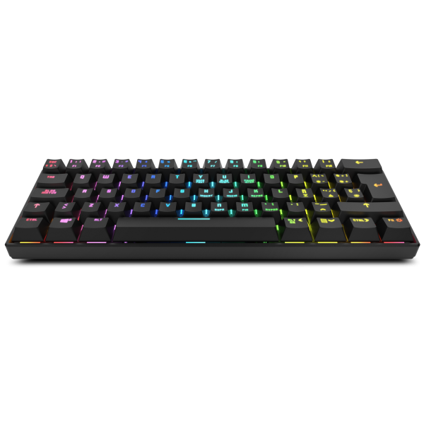 Teclado Gaming Mecánico Inalámbrico KROM Kluster - BT  USB  RGB  Negro Main Image