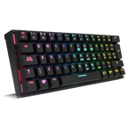 Teclado Gaming Mecánico Inalámbrico KROM Kluster - BT  USB  RGB  Negro