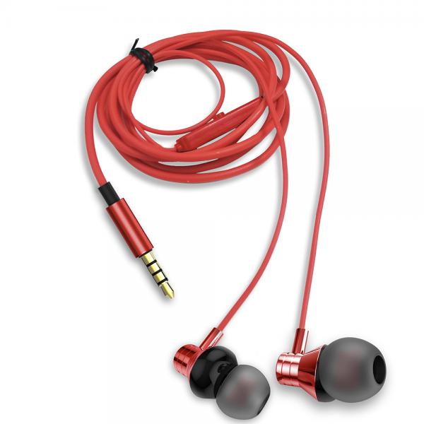 Aiwa Estm-50rd Red / Auriculares Inear Con Cable