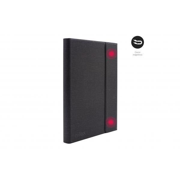 Nilox Folio Black / Funda Teclado Bluetooth Tablet 10.5"