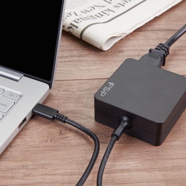 Cargador Universal De Portatil Fsp Nb C 65w Usb-c Pd 5v-20v Negro