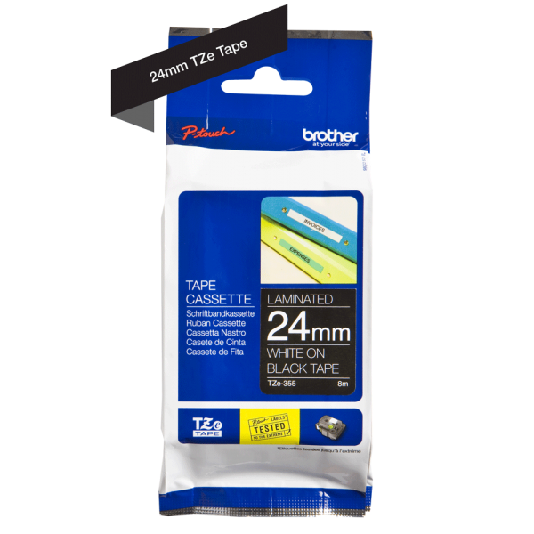 Cinta Laminada Brother Tze355 24mm X 8m
