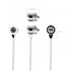 Cable De Seguridad Portatiles/monitores/televisiones Tooq Tqclk0025 Con Llave 1.5 M Sistema Kensingt