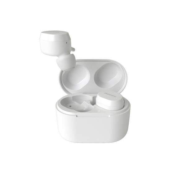Auriculares Philips TWS Bluetooth 5.0 6h (24h con estuche) BlancoTAT3216WT/00