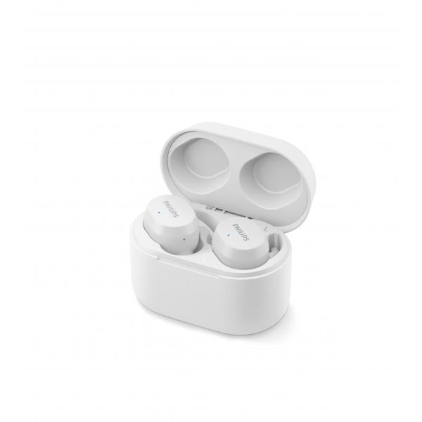 Auriculares Philips TWS Bluetooth 5.0 6h (24h con estuche) BlancoTAT3216WT/00
