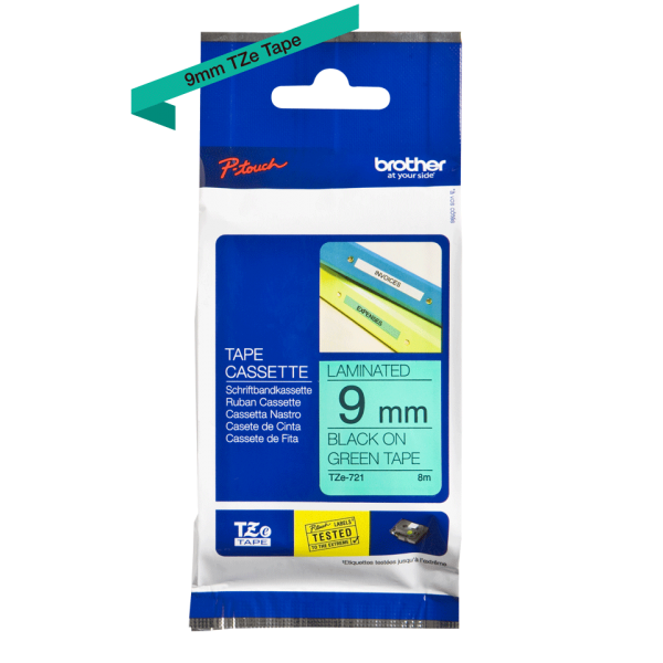 Cinta Laminada Brother Tze721 9mm X 8m