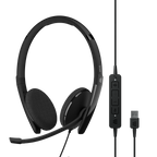EPOS ADAPT 160T USB II Headset Wired Headband Office/Call Centre USB Type-A Black
