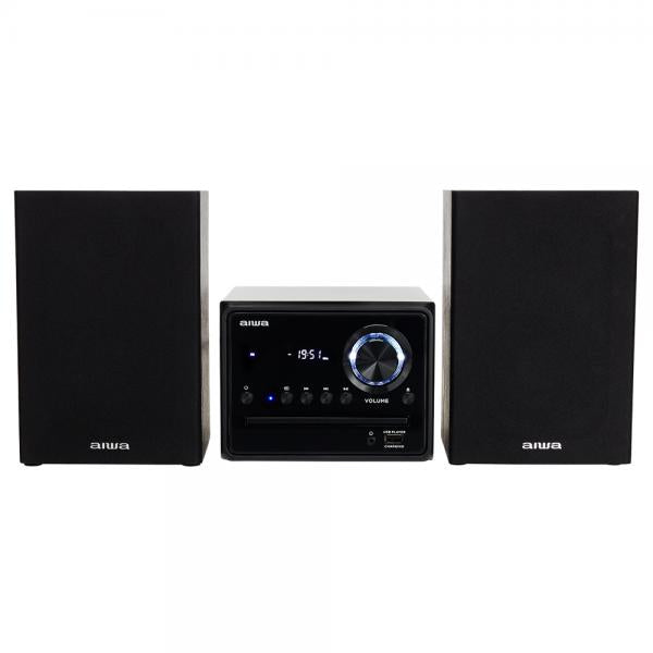 Aiwa Msbtu-300 Black / Microcadena 20w Con Altavoces