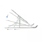 Soporte De Portatil Tooq Tqlrs0033-al Aluminio Ultra-plegable