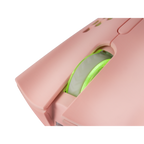 Mouse Mars Gaming Rgb Mmex Diseo Hive Pink 32kdpi Pixart 3389pro Switch Superficie Perforada Ilumin
