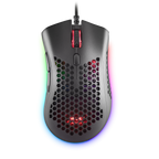 Mouse Mars Gaming Rgb Mmex Diseo Hive Black 50-32000 Dpi Pixart 3389pro Switch Superficie Perforada