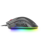 Mouse Mars Gaming Rgb Mmex Diseo Hive Black 50-32000 Dpi Pixart 3389pro Switch Superficie Perforada